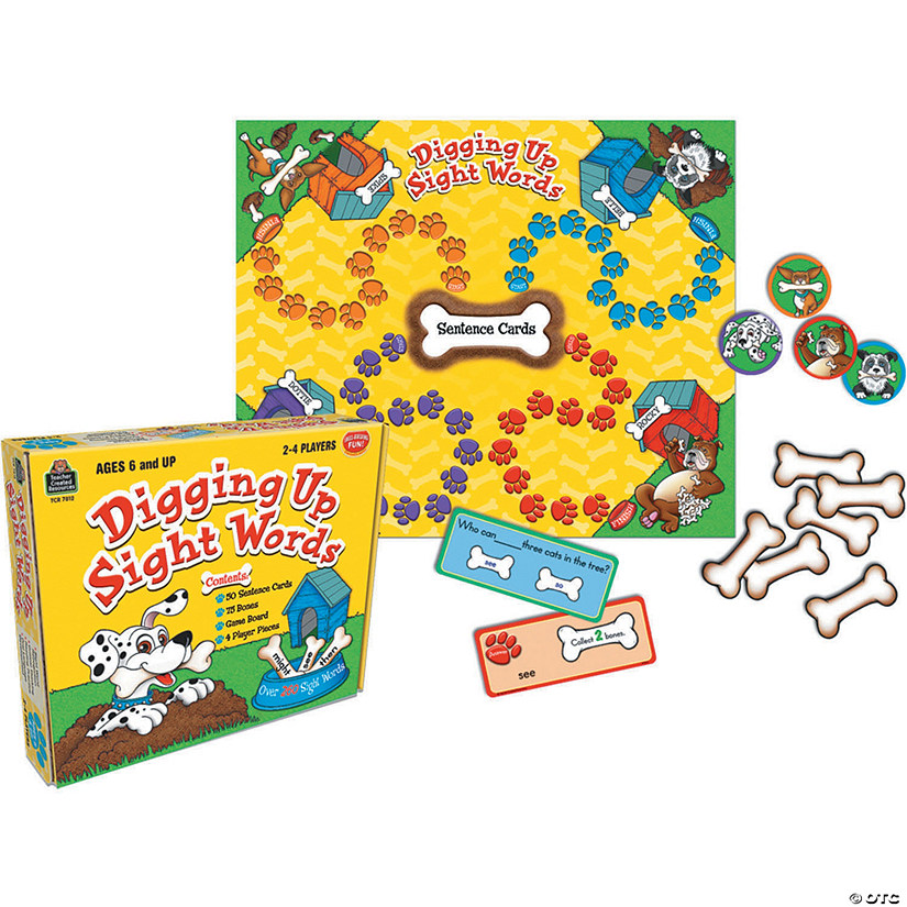 Digging Up Sight Words Game Image