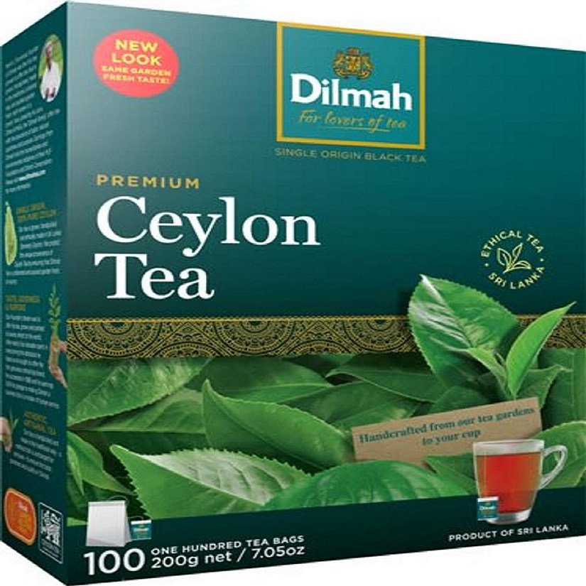 Dilmah Premium Ceylon Black Tea 100 Tagged Tea Bags