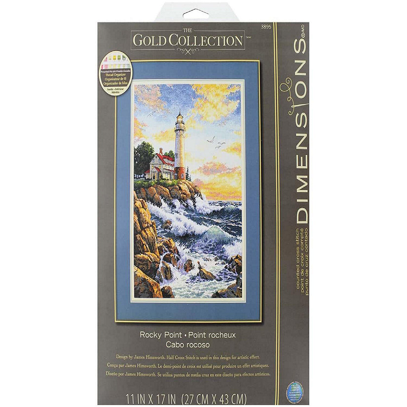 Dimensions Cross Stitch Kit 11x17 Rocky Point