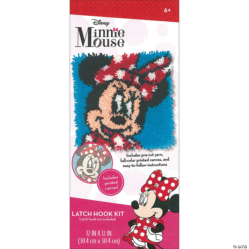 Dimensions Latch Hook Kit Disney Minnie