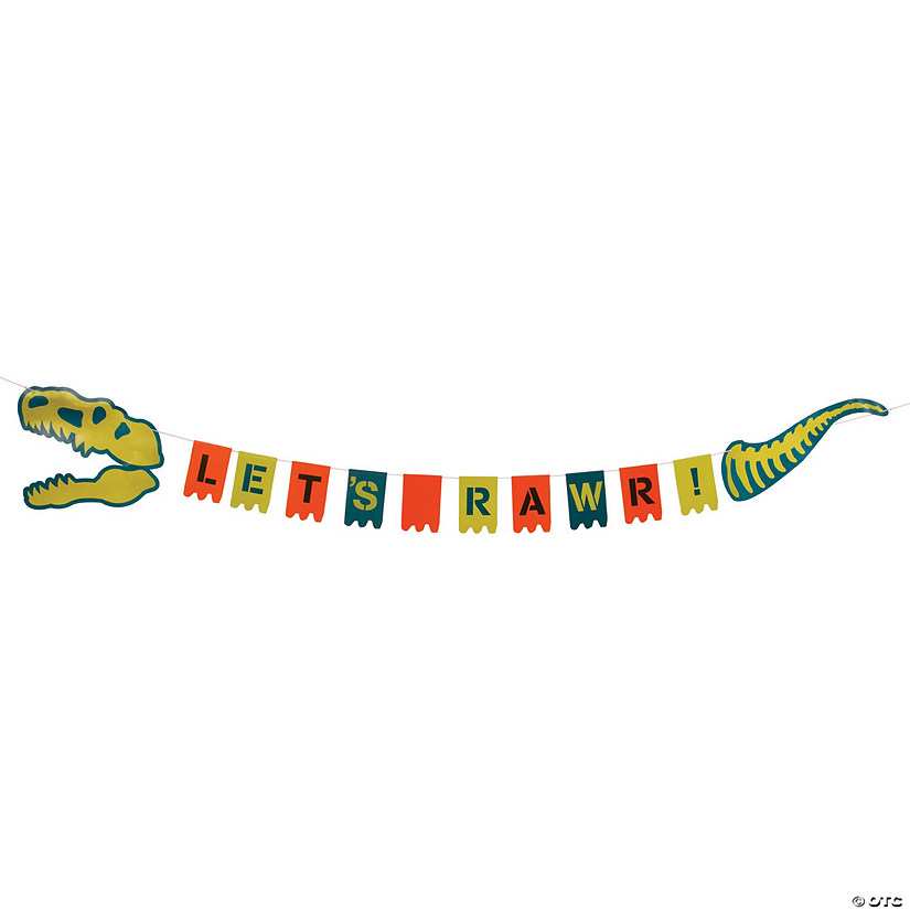 Dino Dig Birthday Garland Image