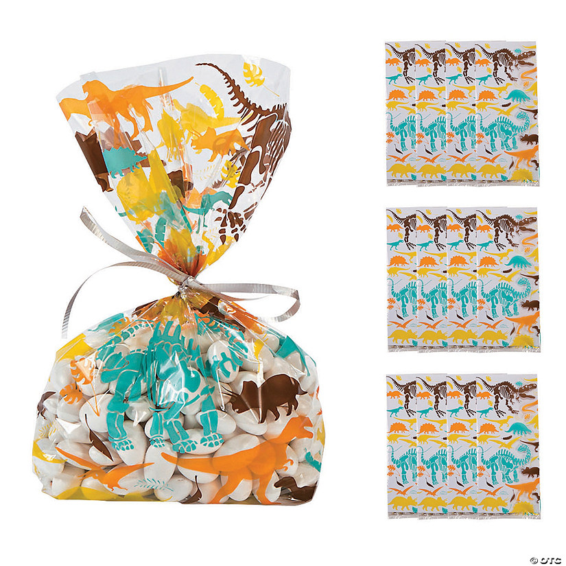 Dino Dig Cellophane Bags - 12 Pc. Image
