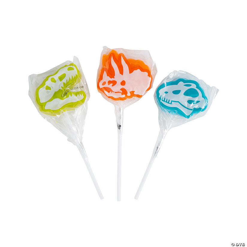 Dino Dig Character Lollipops - 12 Pc. Image