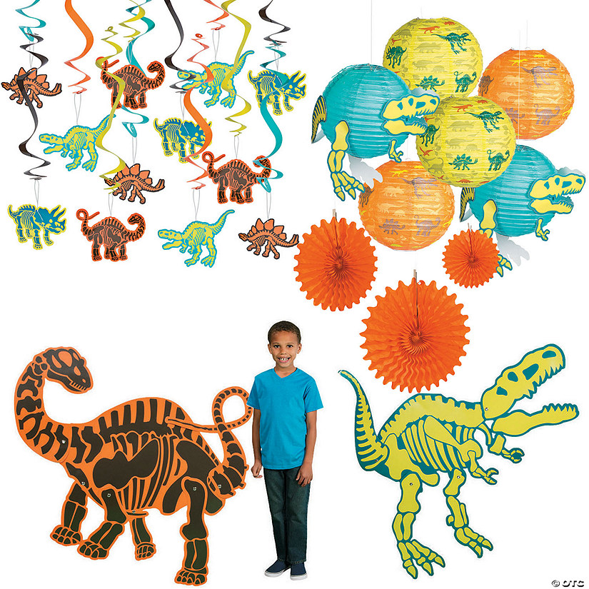 Dino Dig Party Decorating Kit - 32 Pc. Image