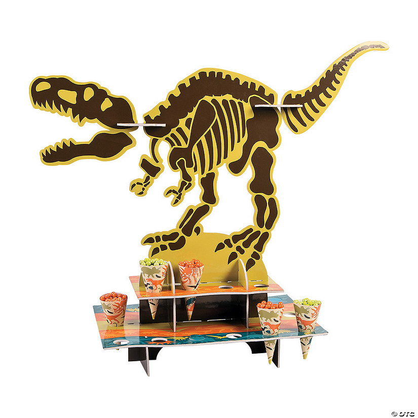 Dino Dig Party Treat Stand with Cones - 25 Pc. Image