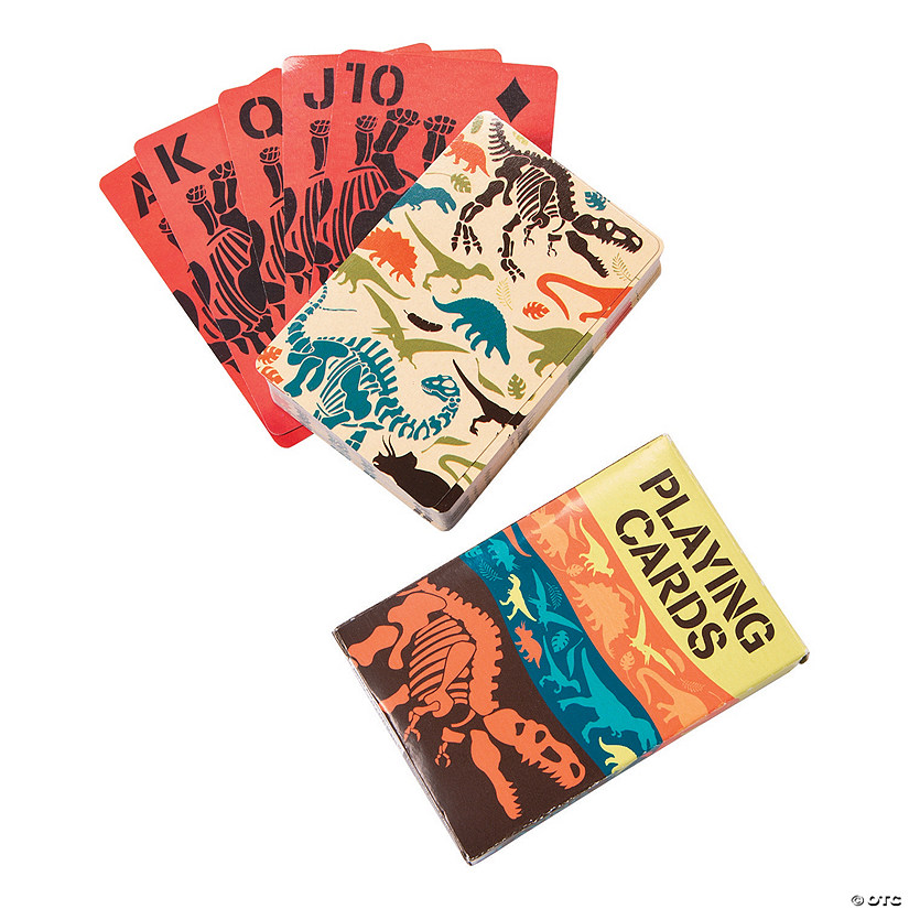 Dino Dig Playing Cards - 12 Pc. Image