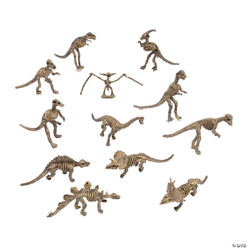 Dino-Mite Dinosaur Skeletons - 12 Pc. Image