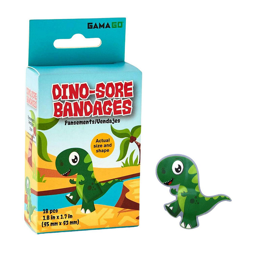 Dino-Sore Adhesive Bandages  18 Count Image