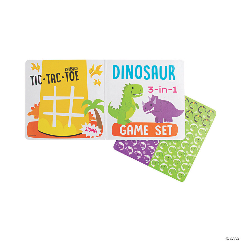 Dinosaur 3-in-1 Game Sets - 12 Pc. Image