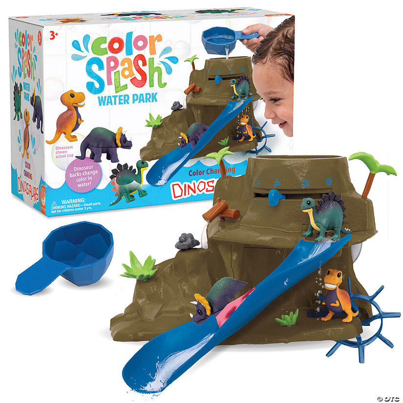 Dinosaur Color Splash Water Park Bath Toy Set Image