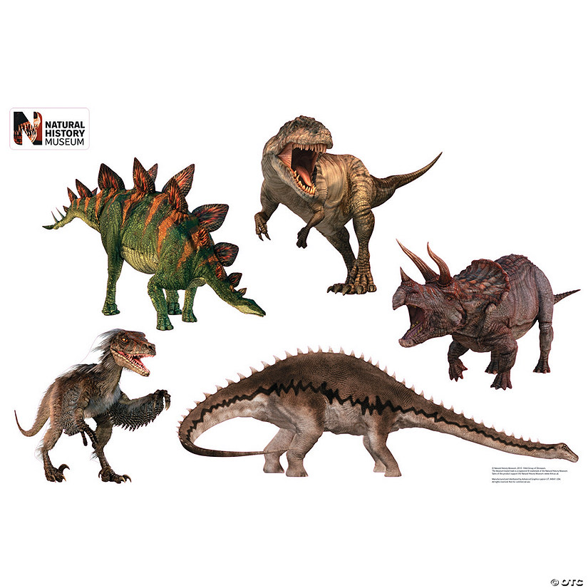 Dinosaur Group Wall Jammer&amp;#8482; Wall Decal Image