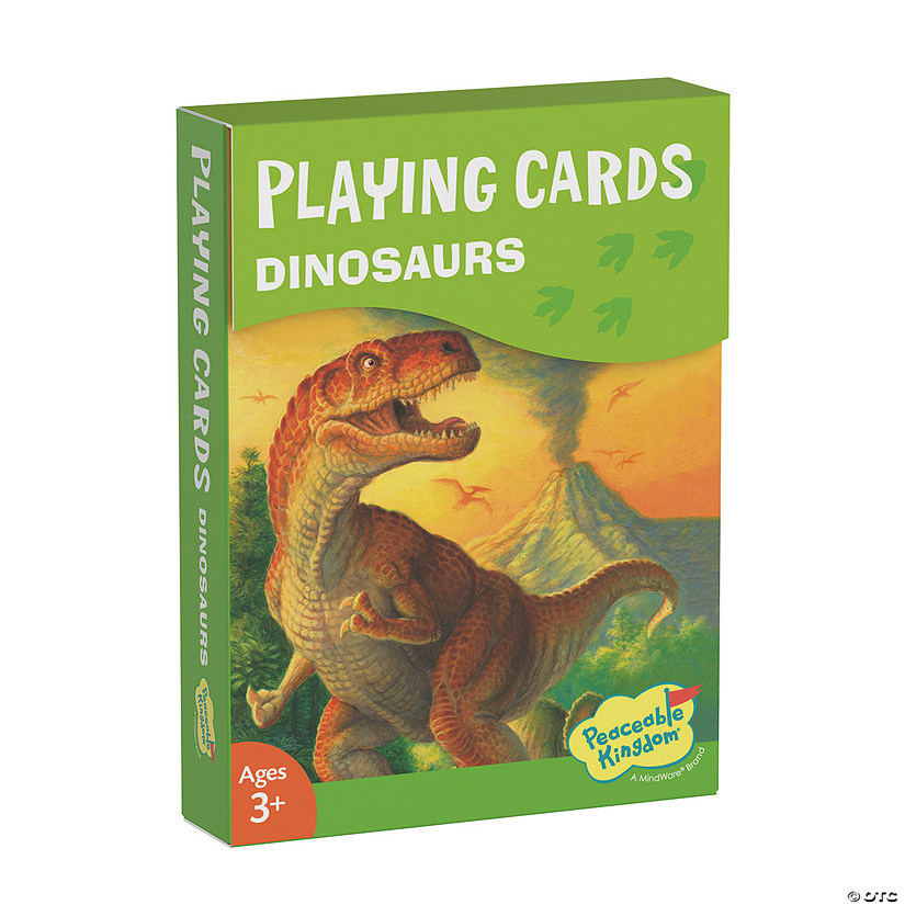 Dinosaur Playing Cards Image