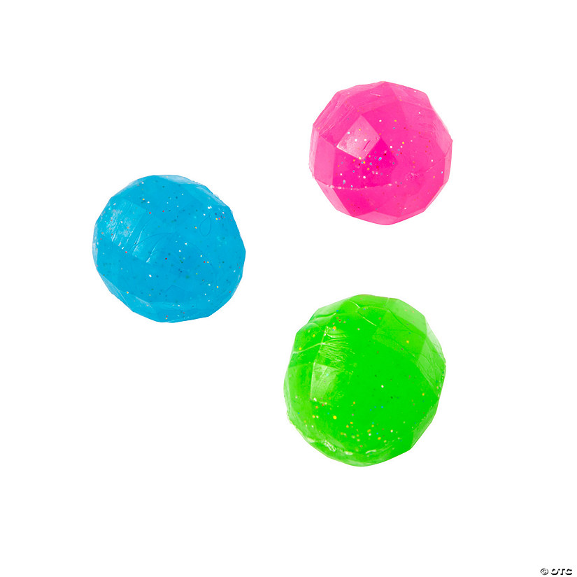 Disco Ball Bouncy Balls 12 Pc Oriental Trading