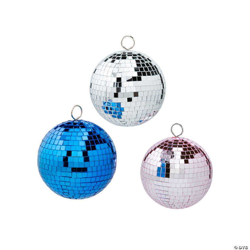 Disco Ball Hanging Decorations - 3 Pc. Image