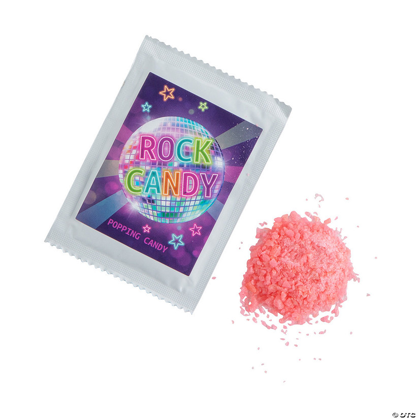 Disco Ball Popping Candy with Sticker Kit for 36 Oriental Trading
