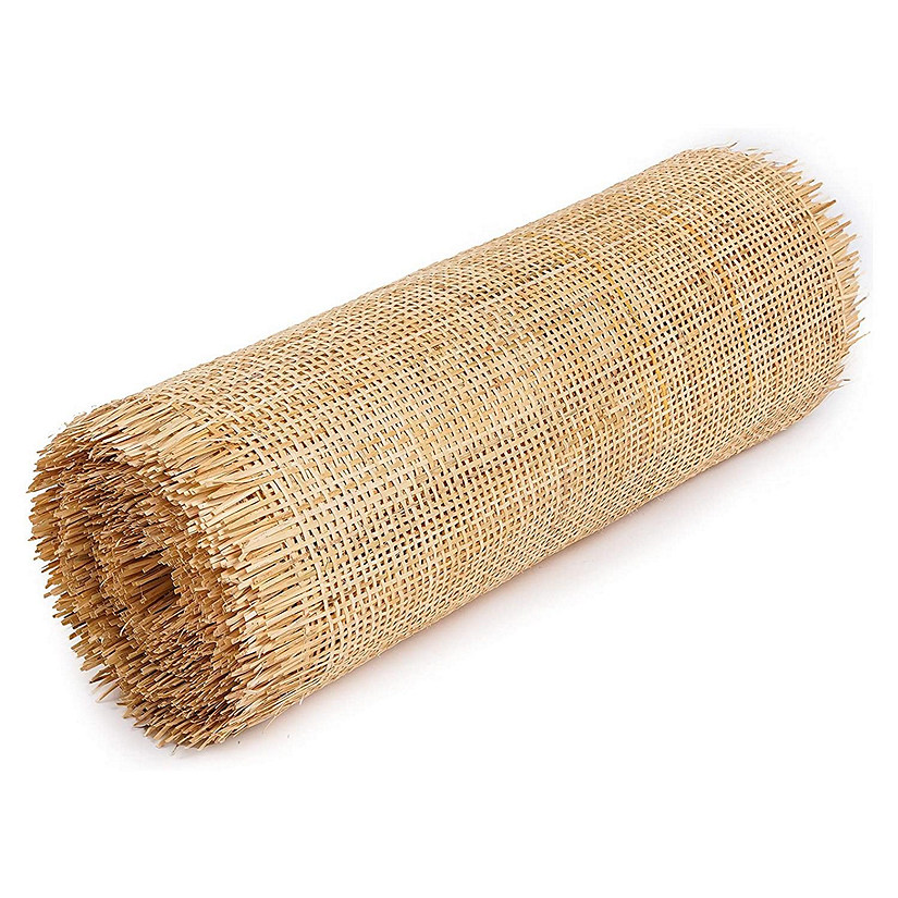 Discount Trends 36" Wide Natural Rattan Square Webbing Roll 36" x 48" Image