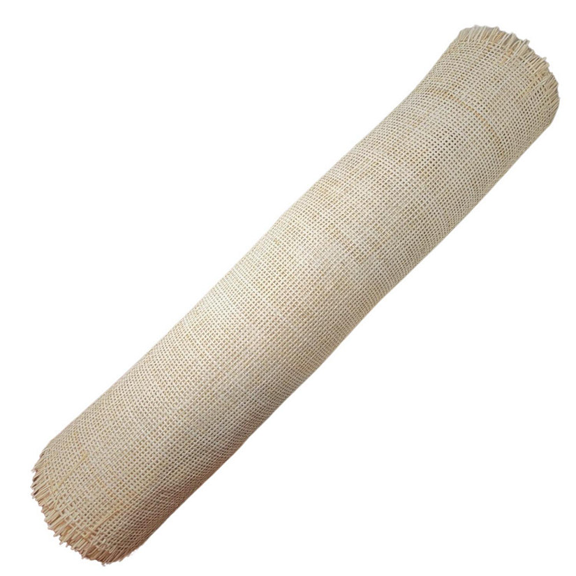 Discount Trends 36" Wide Semi-Bleached Square Rattan Webbing Roll 36" x 180" Image