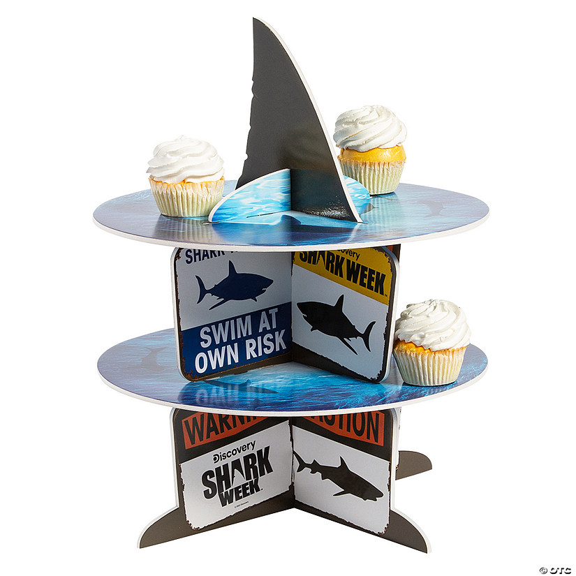 Discovery Shark Week&#8482; Cupcake Stand Image