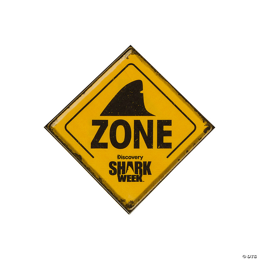 Discovery Shark Week&#8482; Danger Zone Beverage Napkins - 16 Pc. Image
