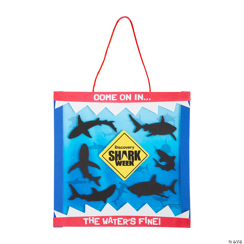 Discovery Shark Week&#8482; Sign Craft Kit &#8211; Makes 12 Image