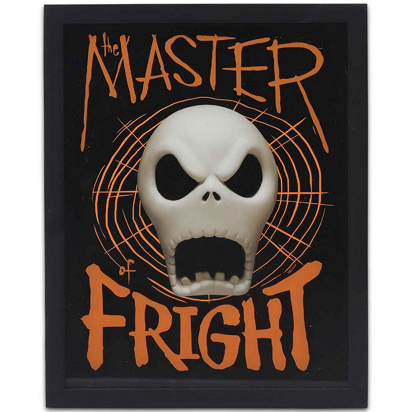 Disney 10x8 The Nightmare Before Christmas The Master of Fright Framed Printed Glass Wall Decor Image