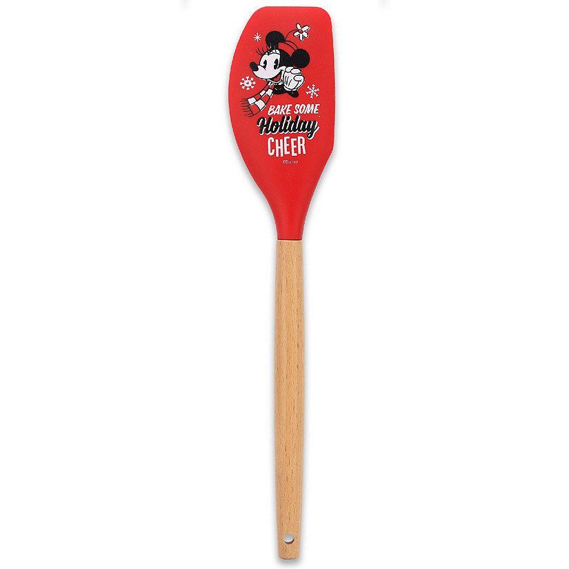 Disney 1x2 Disney Minnie Mouse Bake Some Holiday Cheer Silicone Scraper Image