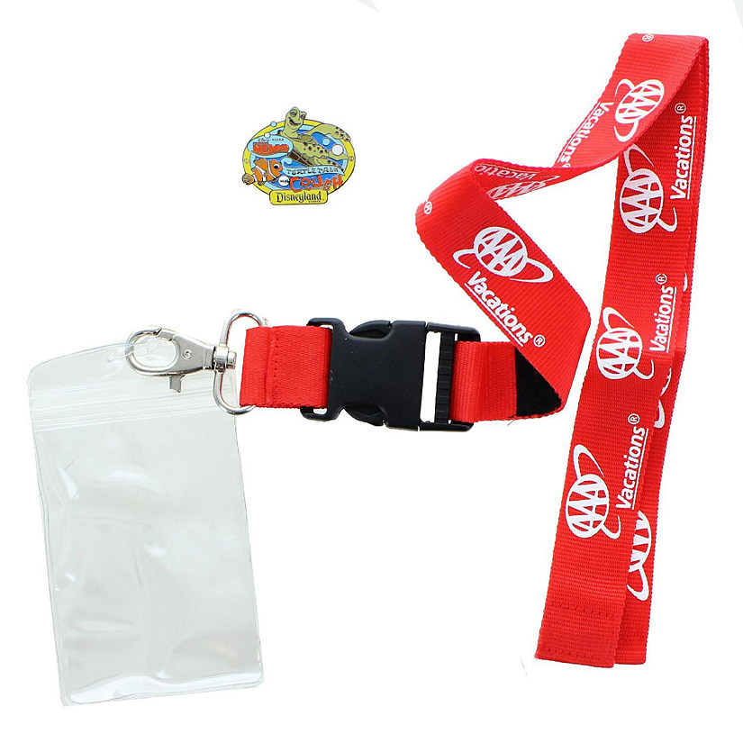 Disney AAA Vacations Lanyard w/ Finding Nemo Collector Pin Image