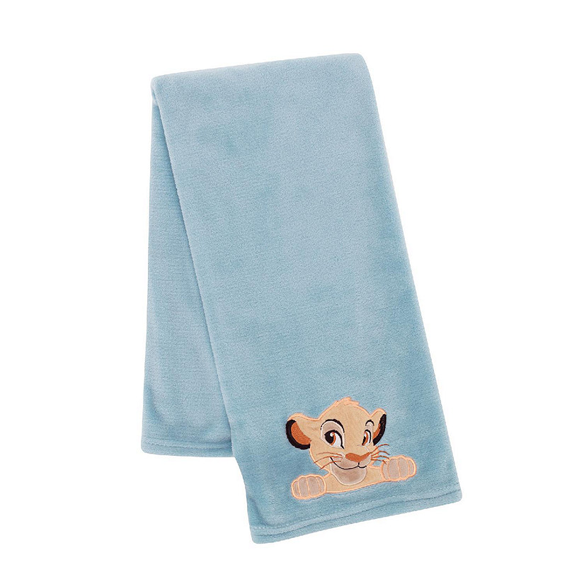 Disney Baby Lion King Adventure Baby Blanket  by  Lambs & Ivy - Blue, Brown Image