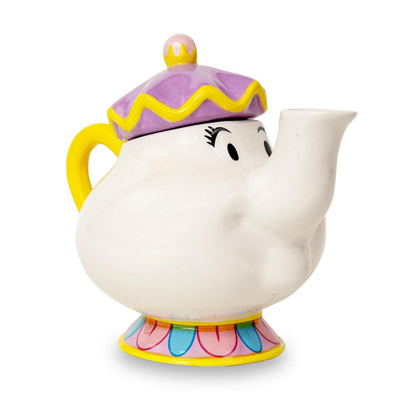 Disney Beauty and the Beast Mrs. Potts Sculpted Ceramic Teapot Replica Image