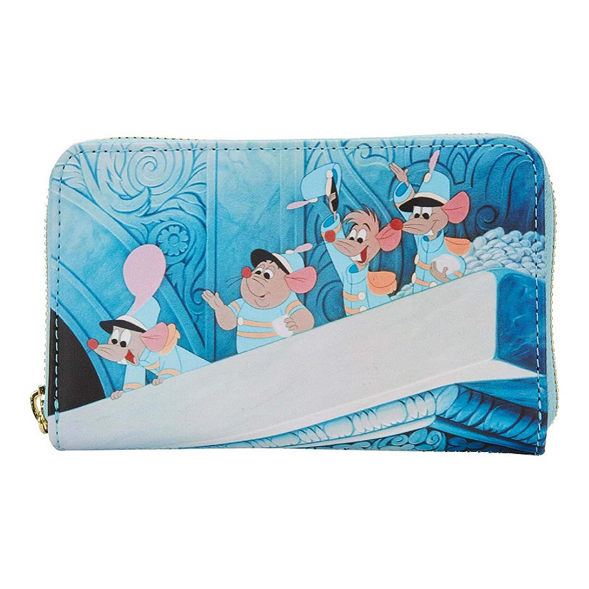 Disney Cinderella Princess Scenes Zip Around Wallet Image