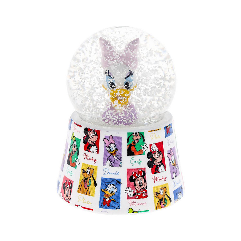 Disney Daisy Duck 3-Inch Mini Light-Up Snow Globe Image