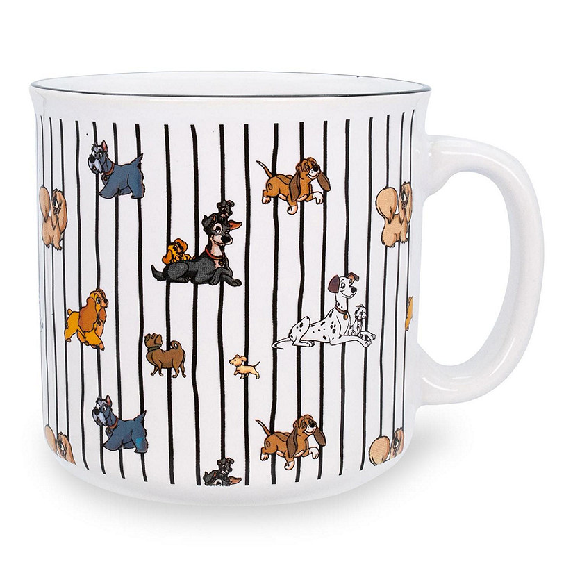 Disney Dogs Ceramic Camper Mug  Holds 20 Ounces Image