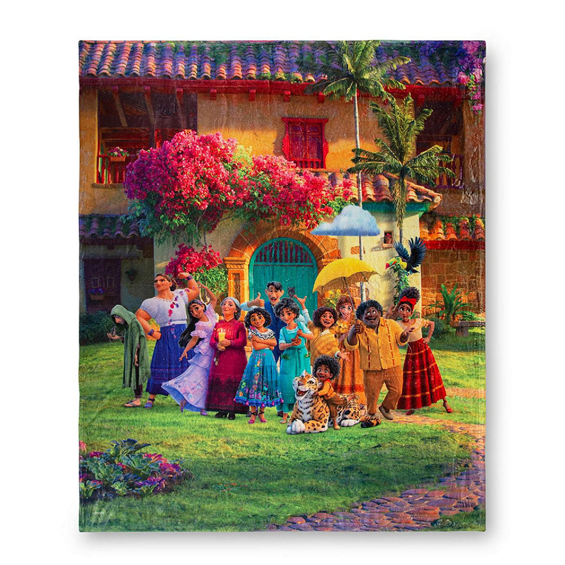 Disney Encanto Family Portrait Silk-Touch Throw Blanket  50 x 60 Inches Image