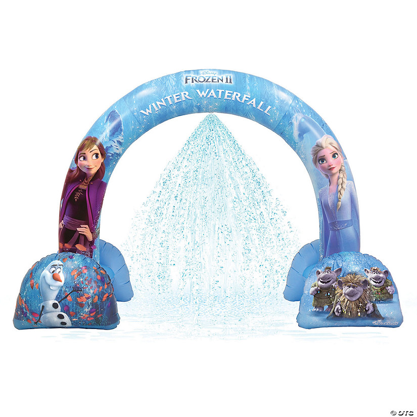 Disney Frozen II Winter Waterfall Inflatable Arch Sprinkler by GoFloats Image