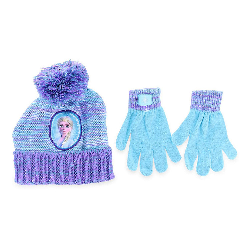 Disney Frozen Kids Winter Beanie & Glove Set Image