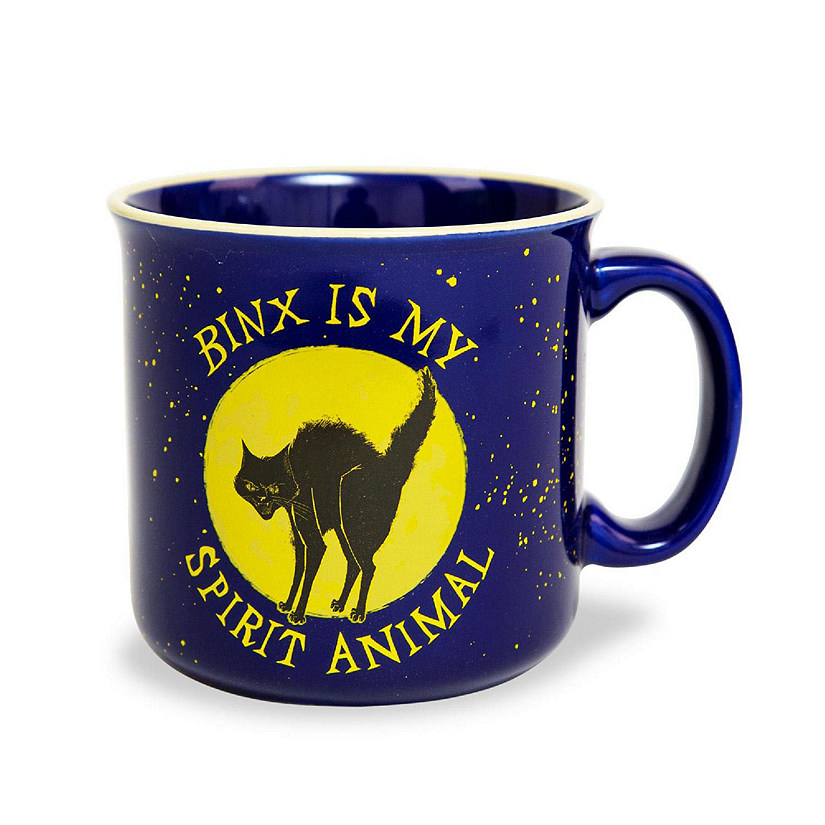 Disney Hocus Pocus "Binx Is My Spirit Animal" Ceramic Camper Mug  20 Ounces Image