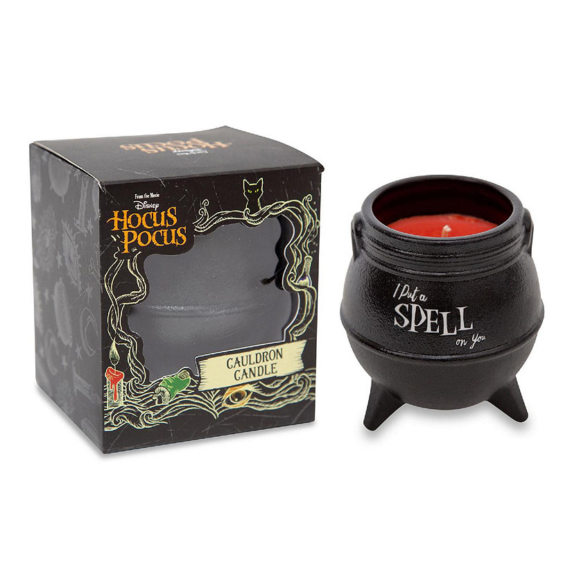 Disney Hocus Pocus "I Put A Spell On You" Ceramic Cauldron Candle Image