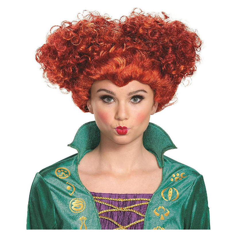 Disney Hocus Pocus Wini Deluxe Adult Costume Wig  One Size Image