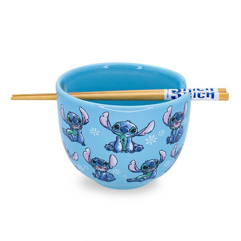 Disney Lilo & Stitch 20-Ounce Ramen Bowl and Chopstick Set Image