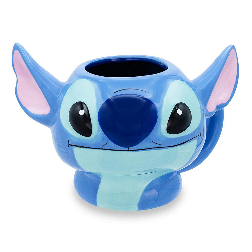 Disney Lilo & Stitch 3D Sculpted Ceramic Mug  Holds 20 Ounces Image
