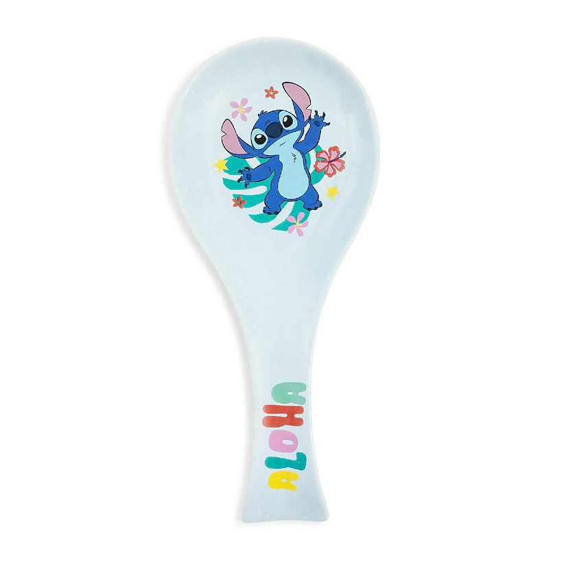 Disney Lilo &amp; Stitch "Aloha" Ceramic Spoon Rest Image