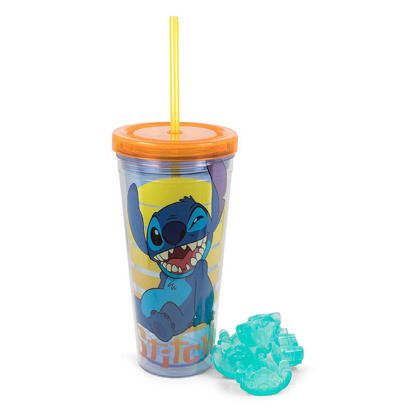 Disney Lilo & Stitch Carnival Cup With Ice Cubes  Holds 16 Ounces Image