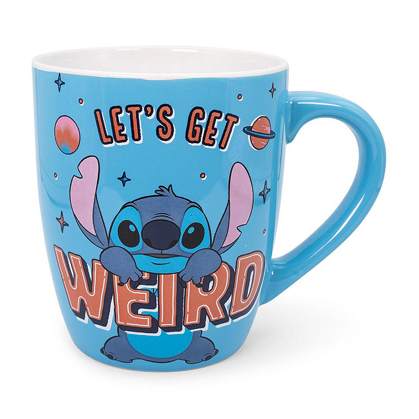Disney Lilo & Stitch "Get Weird" Ceramic Mug  Holds 25 Ounces Image