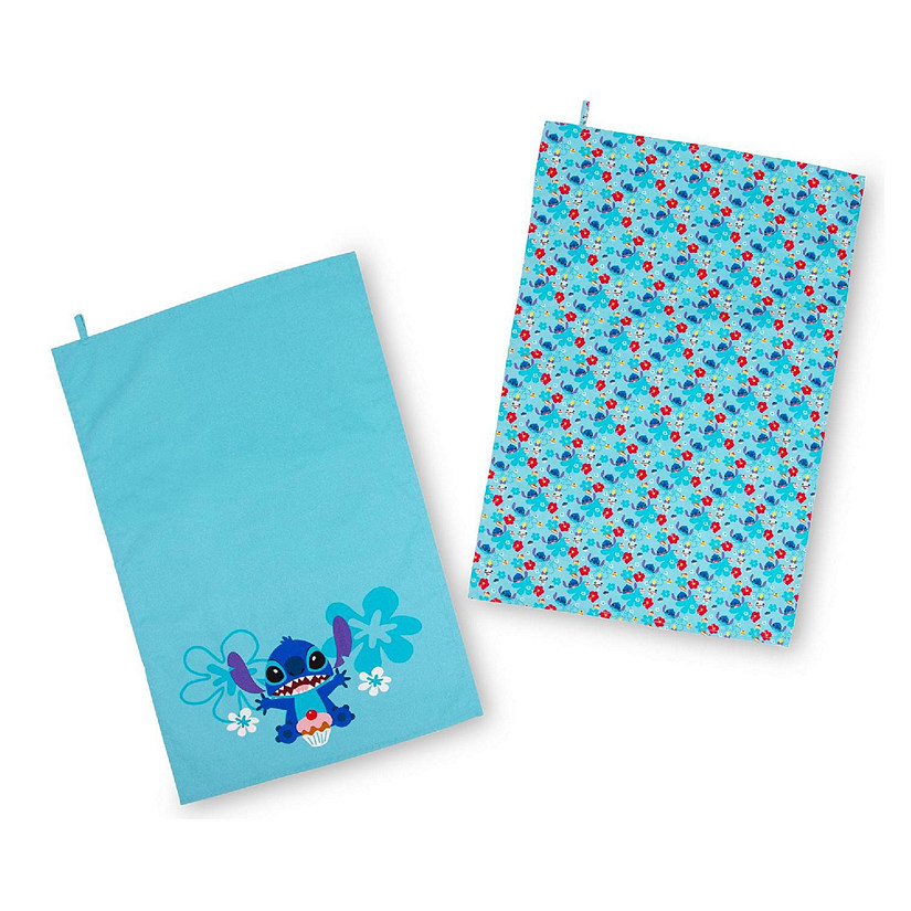 Disney Lilo & Stitch Kitchen Tea Towels  Set of 2 Image