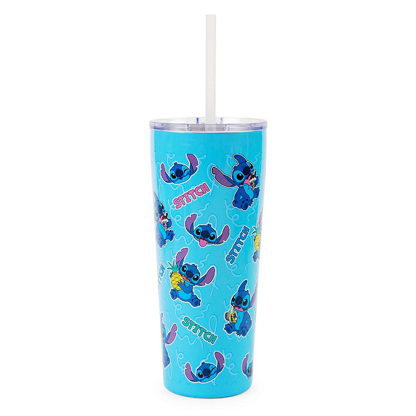 Disney Lilo & Stitch Snack Toss Double-Walled Stainless Steel Tumbler Image