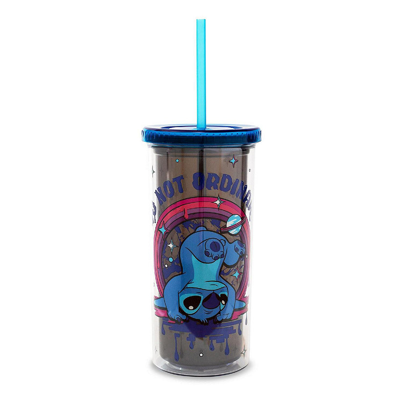 Disney Lilo & Stitch "So Not Ordinary" 20-Ounce Carnival Cup With Lid and Straw Image