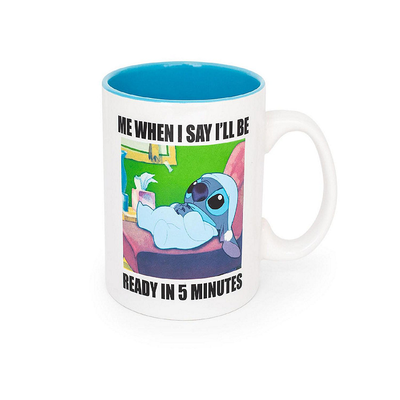 Disney Lilo & Stitch "When I Say I'll Be Ready" Ceramic Mug  Holds 20 Ounces Image