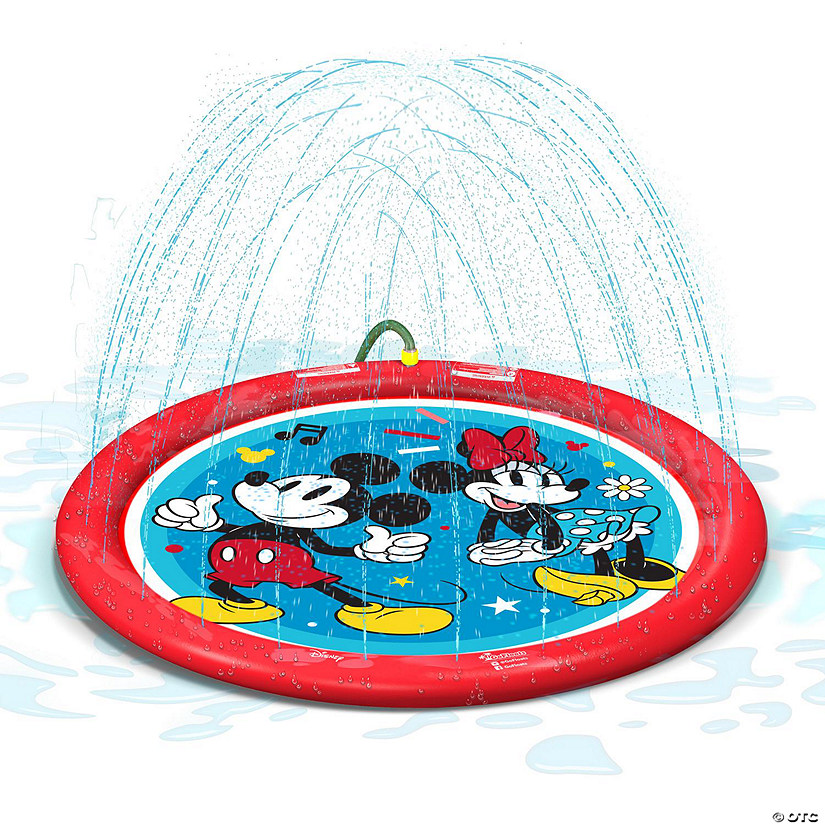 Disney Mickey and Minnie Kids Water Splash Pad Mat and Sprinkler by GoFloats Image