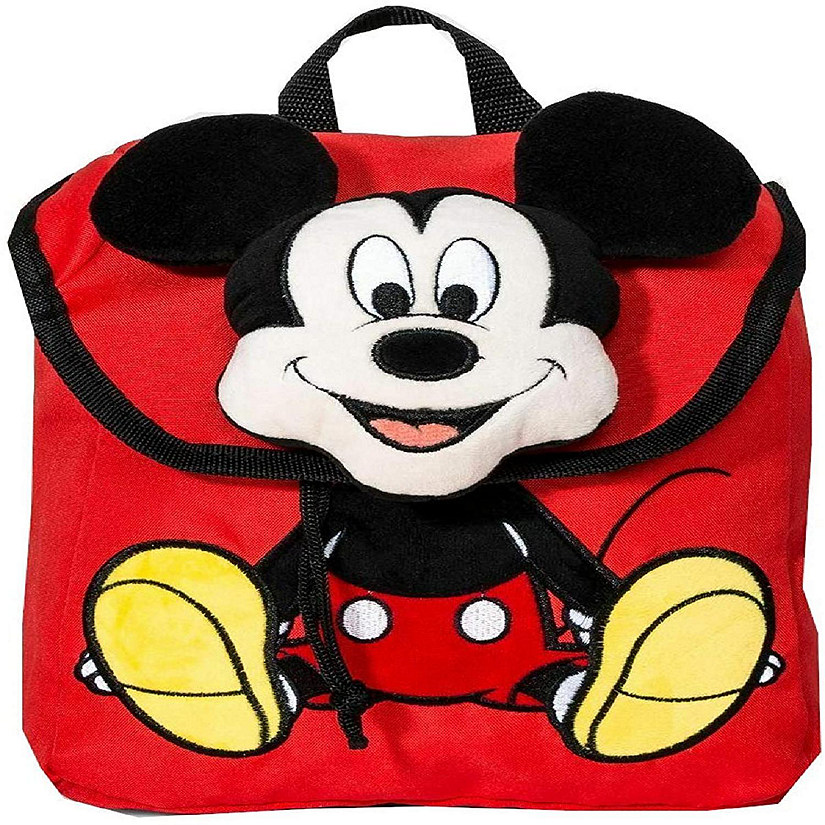 Disney Mickey Mouse & Friends Plush 10 Inch Backpack  Mickey Mouse Image