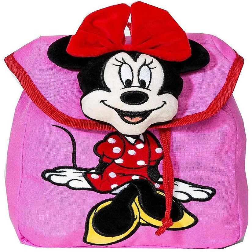 Disney Mickey Mouse & Friends Plush 10 Inch Backpack Minnie Mouse |  Oriental Trading